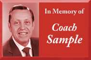LaRosa's pays tribute to Glenn Sample, University of Cincinnati baseball Coach and athletics administrator and 1981 LaRosa's Hall of Fame Inductee.